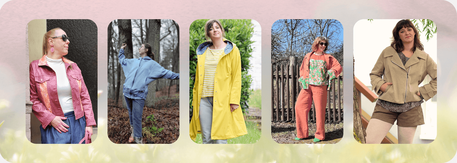 Welcher Stoff eignet sich für eine kurze Übergangsjacke im Frühling und Herbst?