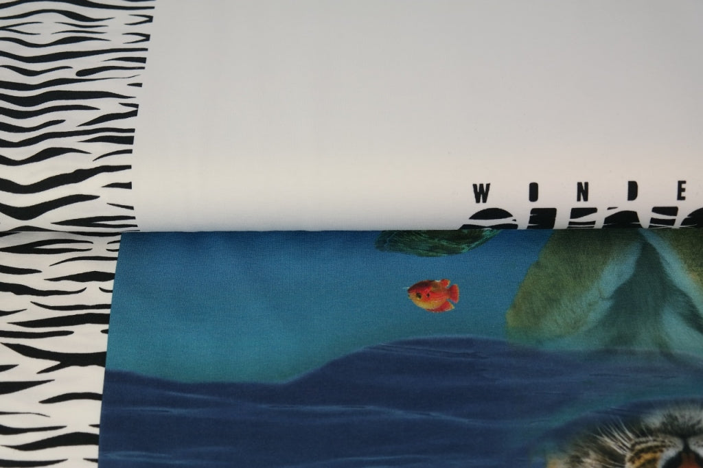 Stenzo Cotton Jersey Panel Tiger on the Beach