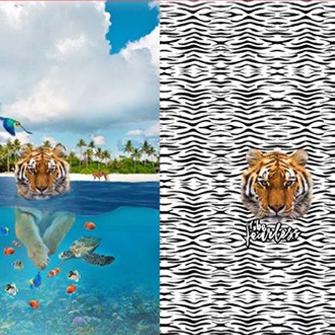 Stenzo Cotton Jersey Panel Tiger on the Beach