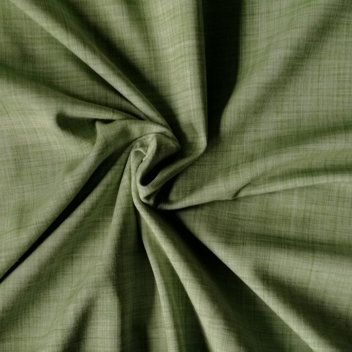 Stylish jersey in pastel green – linen look