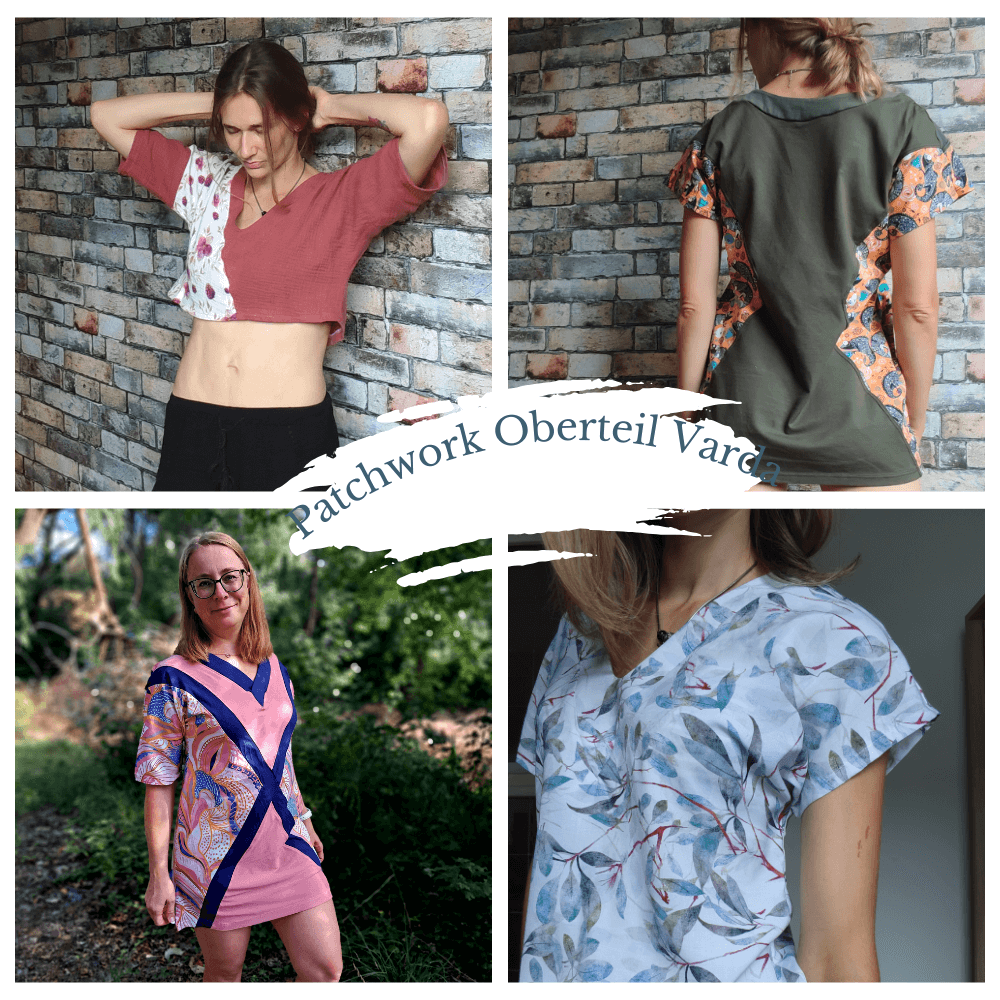 Varda Patchwork Top Sewing Pattern