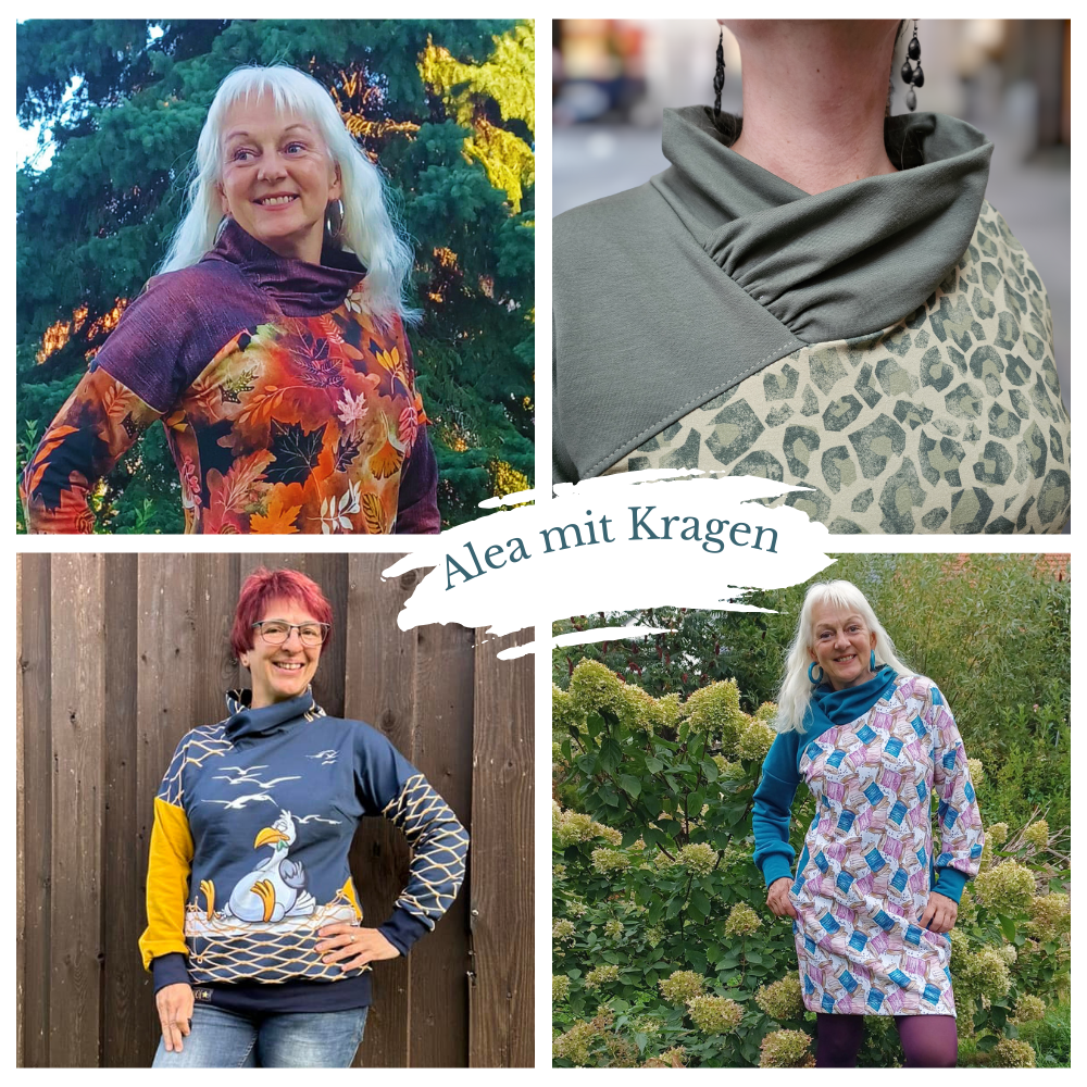 Schnittmuster Alea Asymmetrisches kuscheliges Winteroberteil