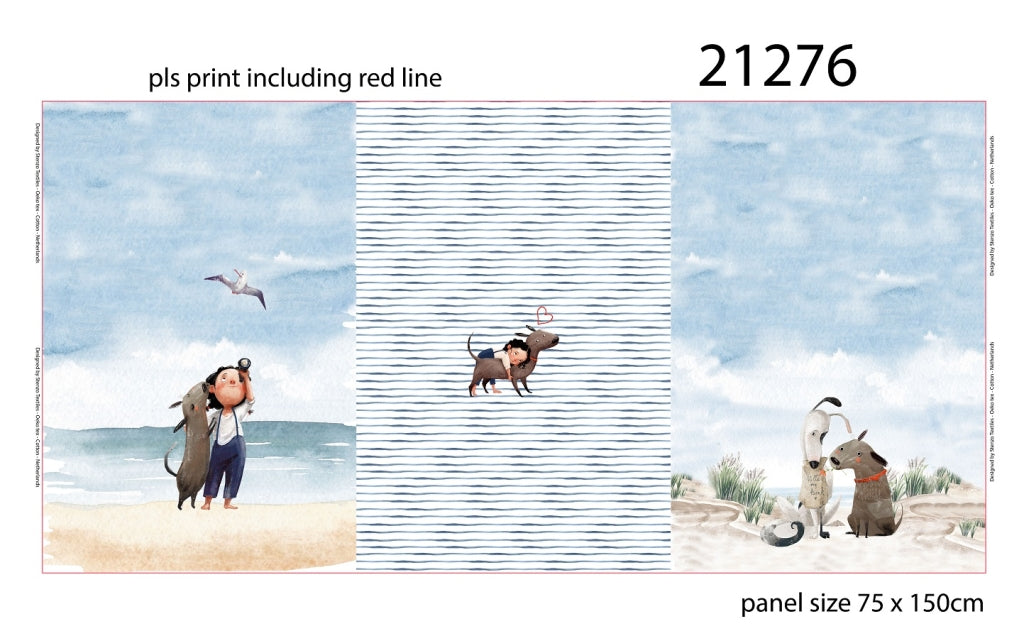 Kinder Stenzo Panel Junge mit Hund