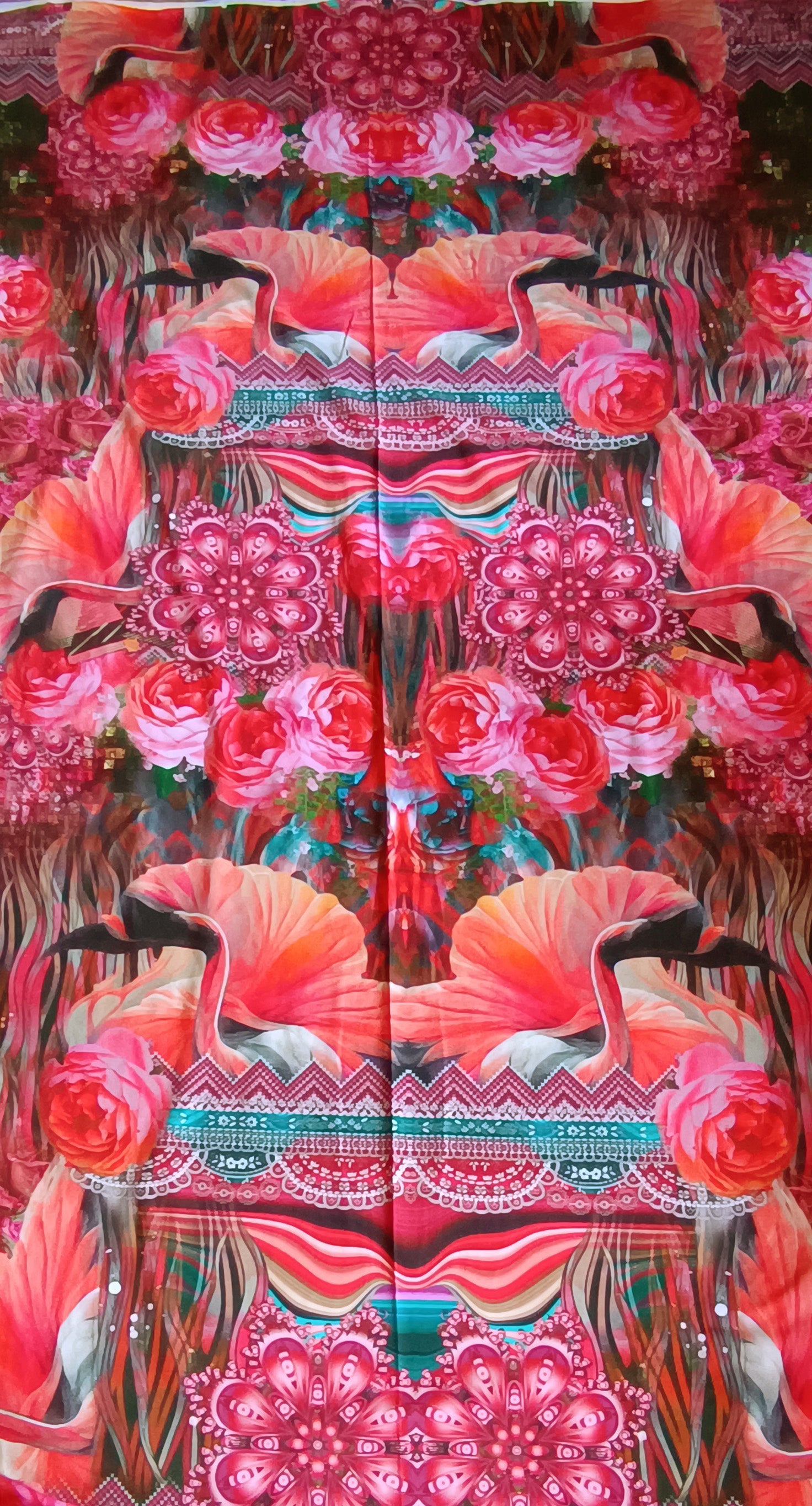 Panneau Stenzo Magie Fleur Rose