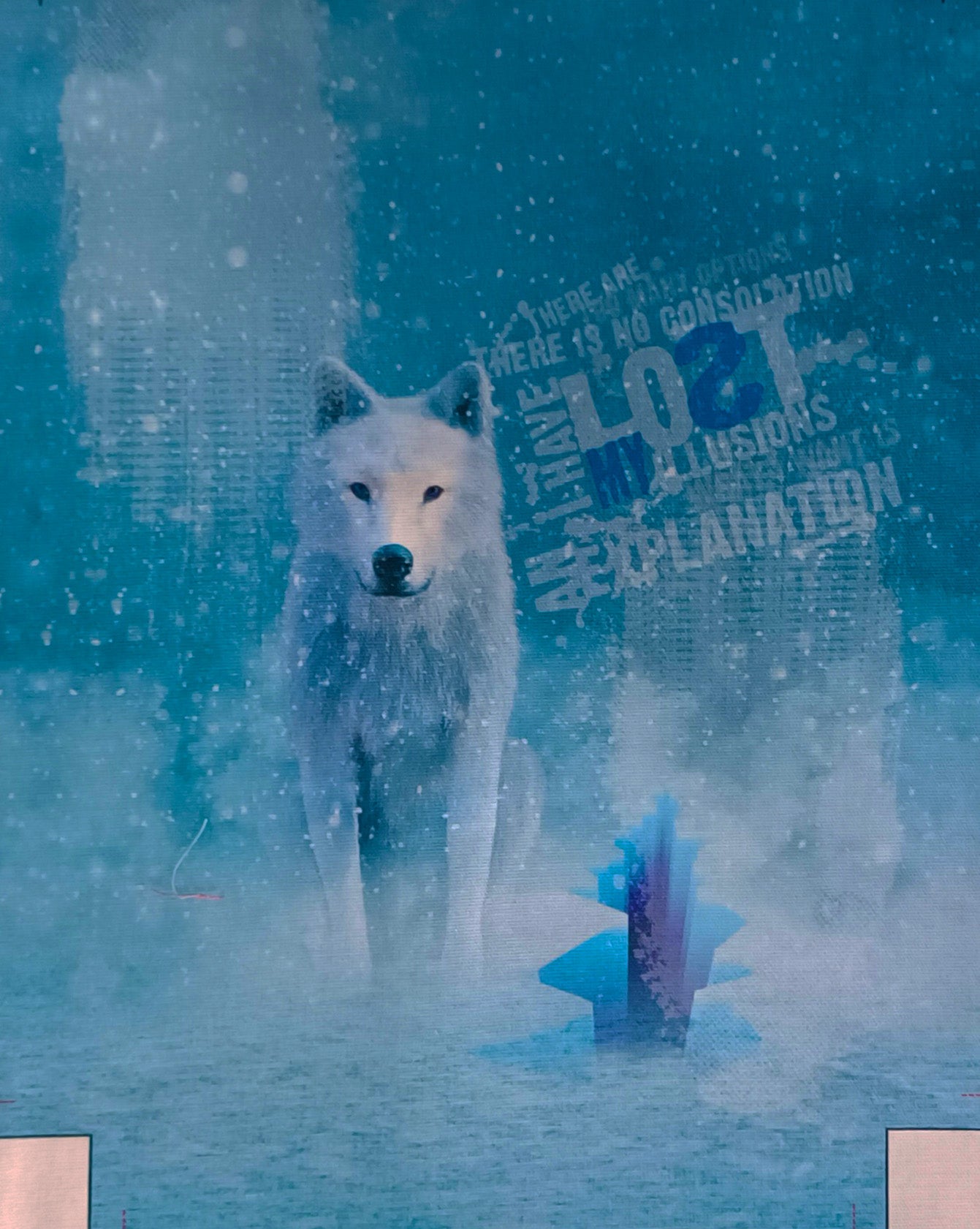 Panneau du sac de sport de Wolf