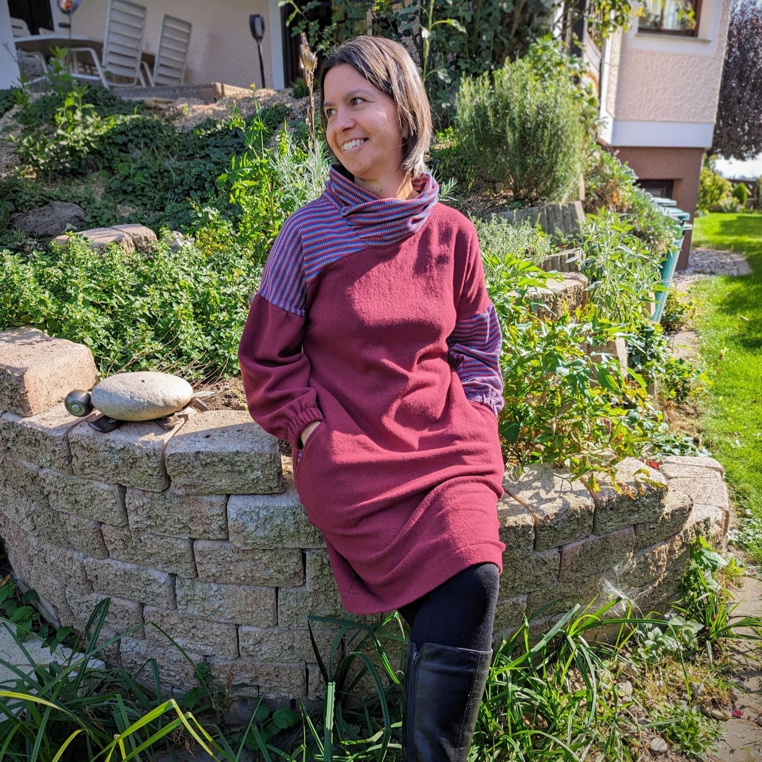 Schnittmuster Alea Asymmetrisches kuscheliges Winteroberteil