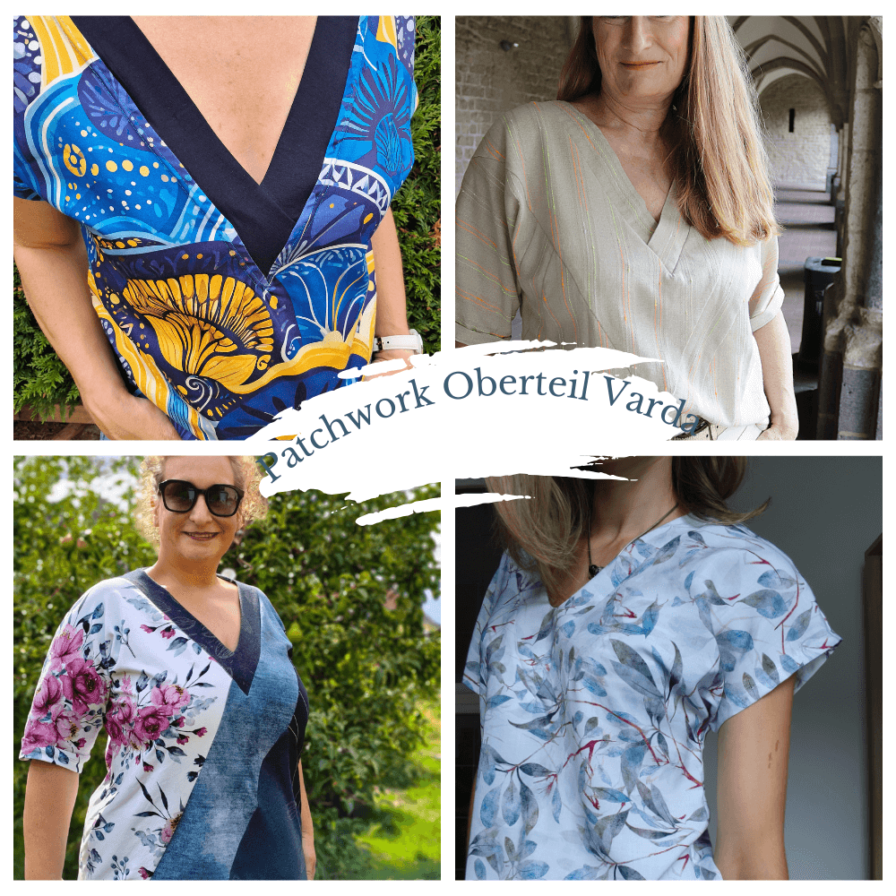 Varda Patchwork Top Sewing Pattern
