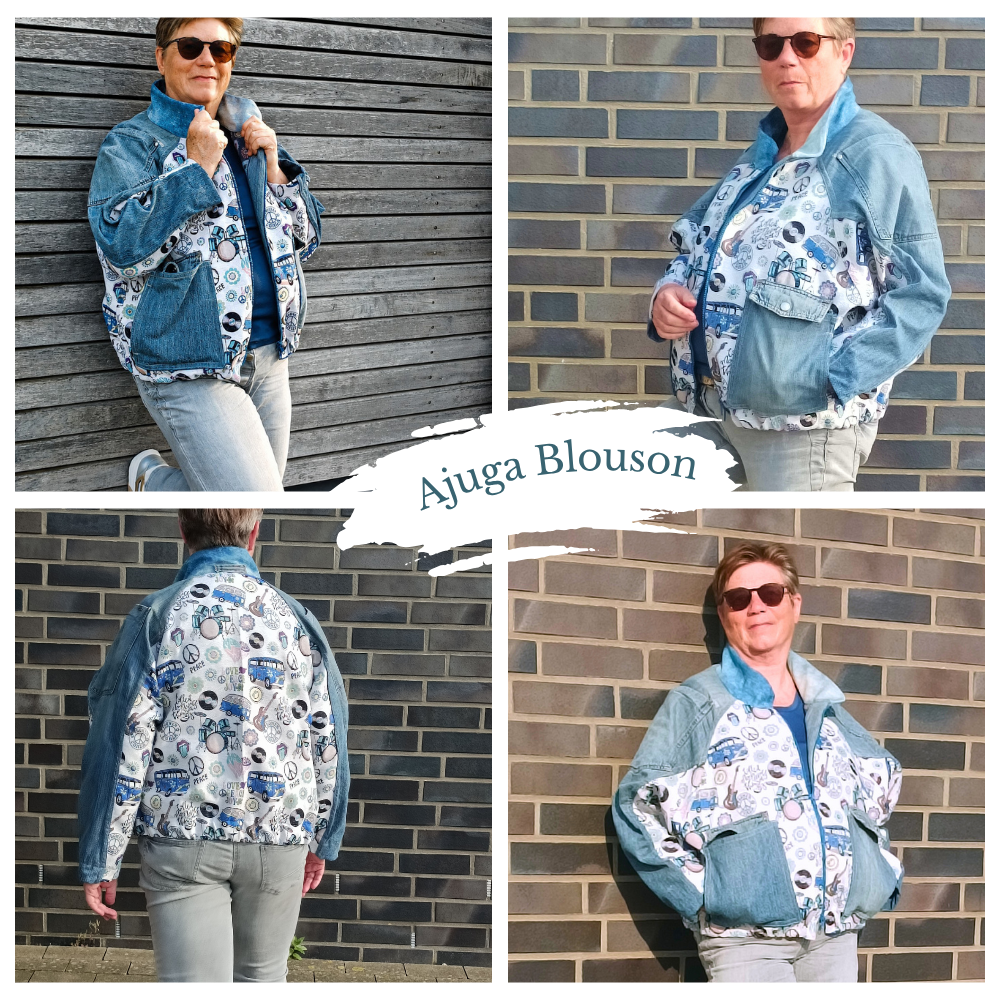 Schnittmuster Ajuga Jeansblouson – wandelbare Jacke mit professionellen Details
