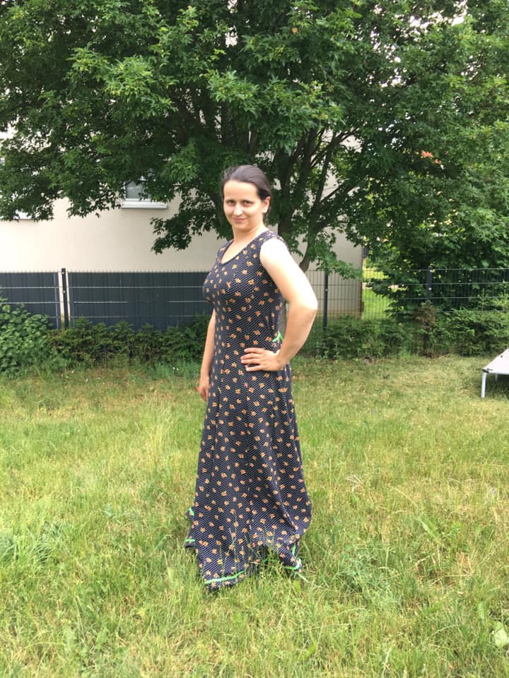 Schnittmuster Jasmin Bahnenkleid Shirt Top