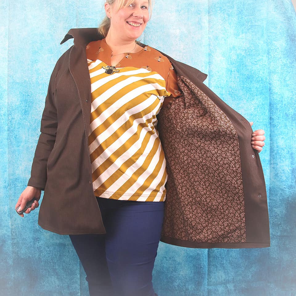 Ivey Raglan Coat Sewing Pattern
