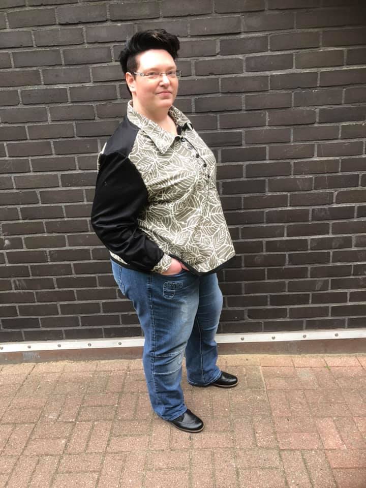 Chemise Ariane coupe avec fermeture polo