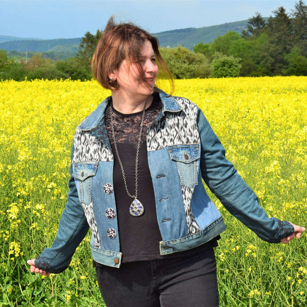 patron de couture de veste en jean Linnea