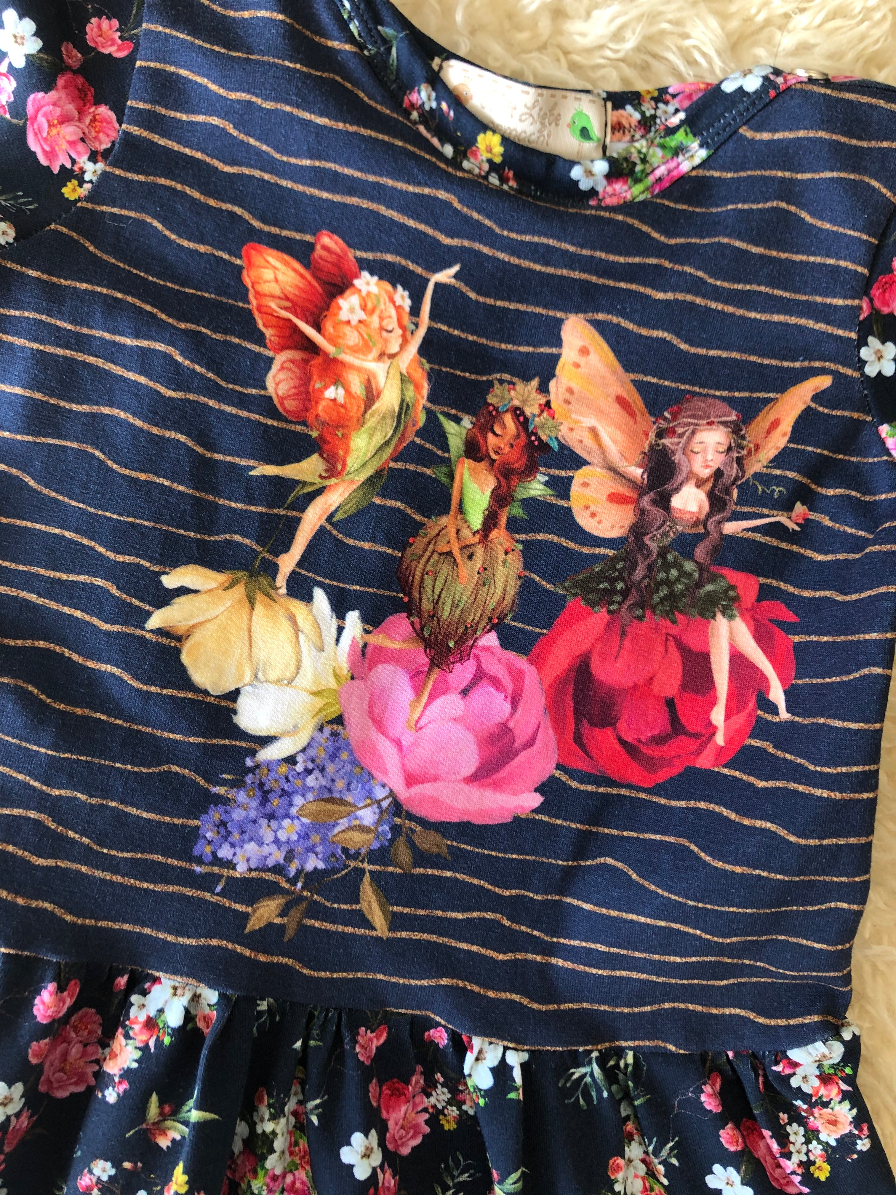 Stenzo Cotton Jersey Panel Fairy Landscape