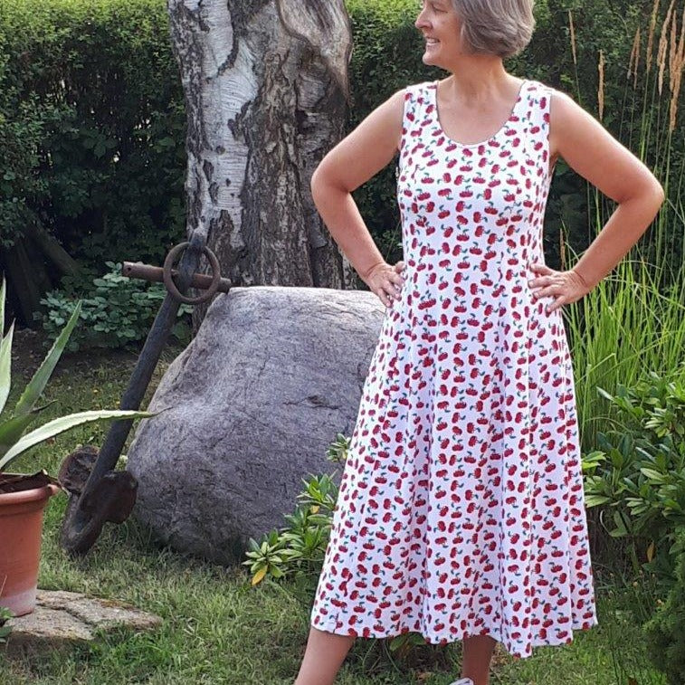 Schnittmuster Jasmin Bahnenkleid Shirt Top