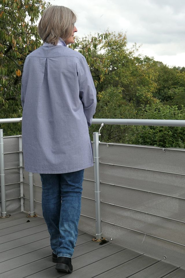 Chemise Ariane coupe avec fermeture polo