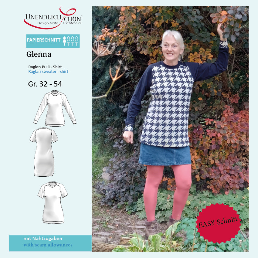 Raglan Sweater Glenna Sweater Pattern
