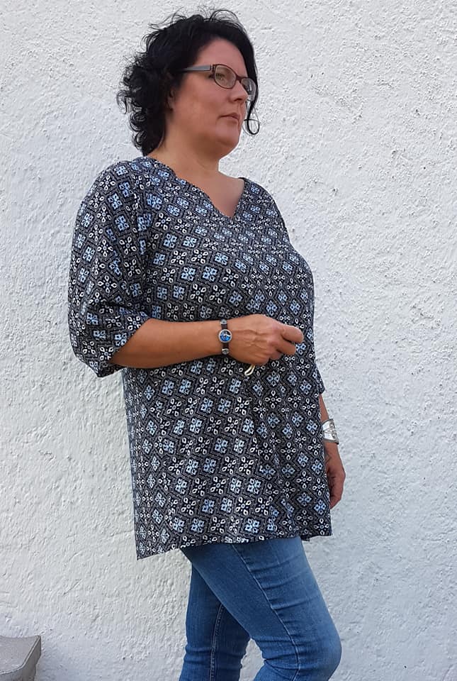 Schnittmuster Dahlia Raglan Basic Oberteil