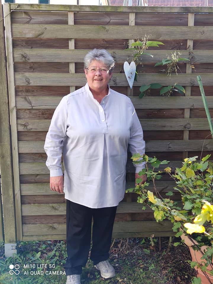 Chemise Ariane coupe avec fermeture polo