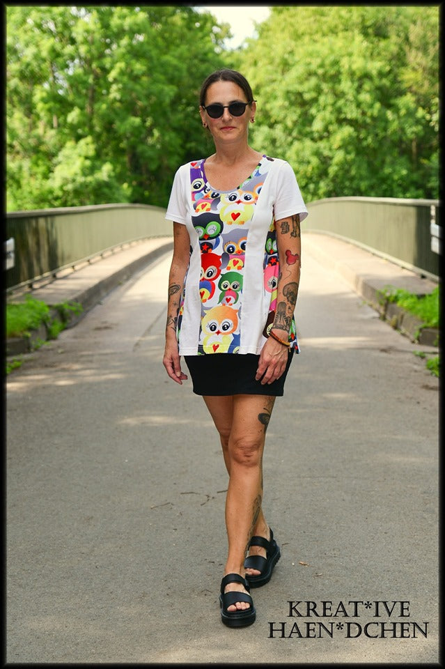 Schnittmuster Jasmin Bahnenkleid Shirt Top