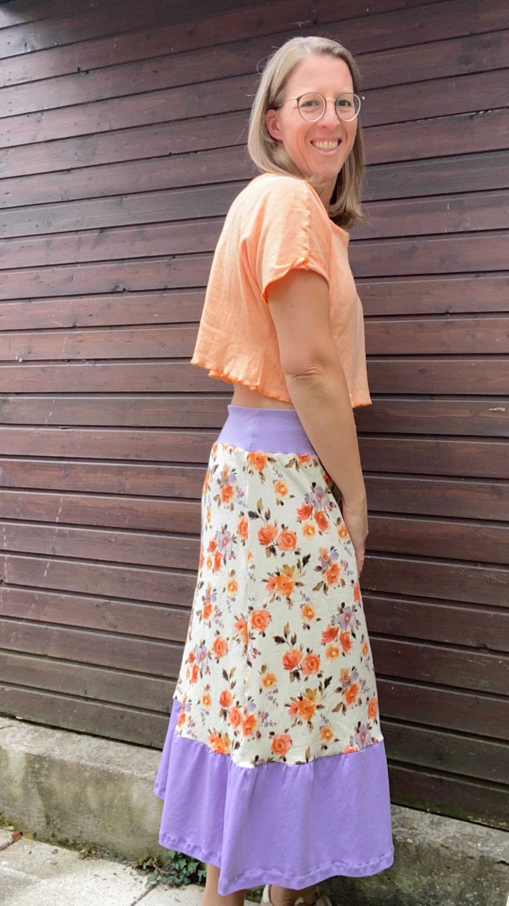 Schnittmuster Clivia ausgestellter Rock mit Rüschen