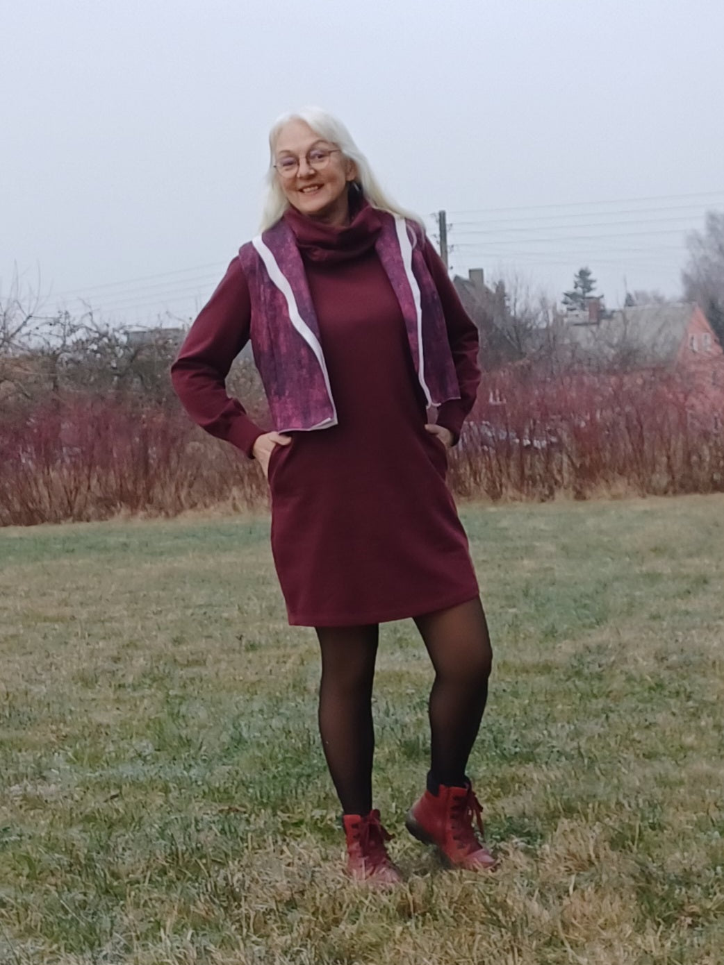 Schnittmuster Kalmia Weste mit doppeltem Wellen-Schalkragen