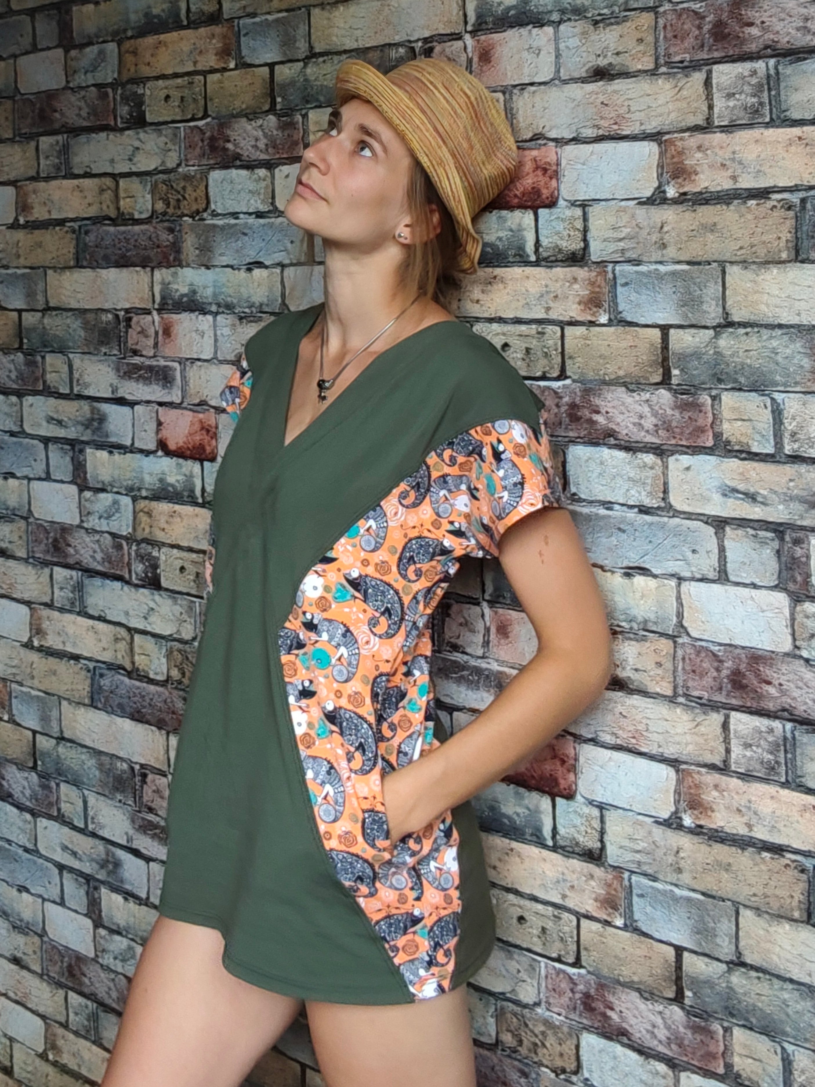 Schnittmuster Varda Patchwork Oberteil