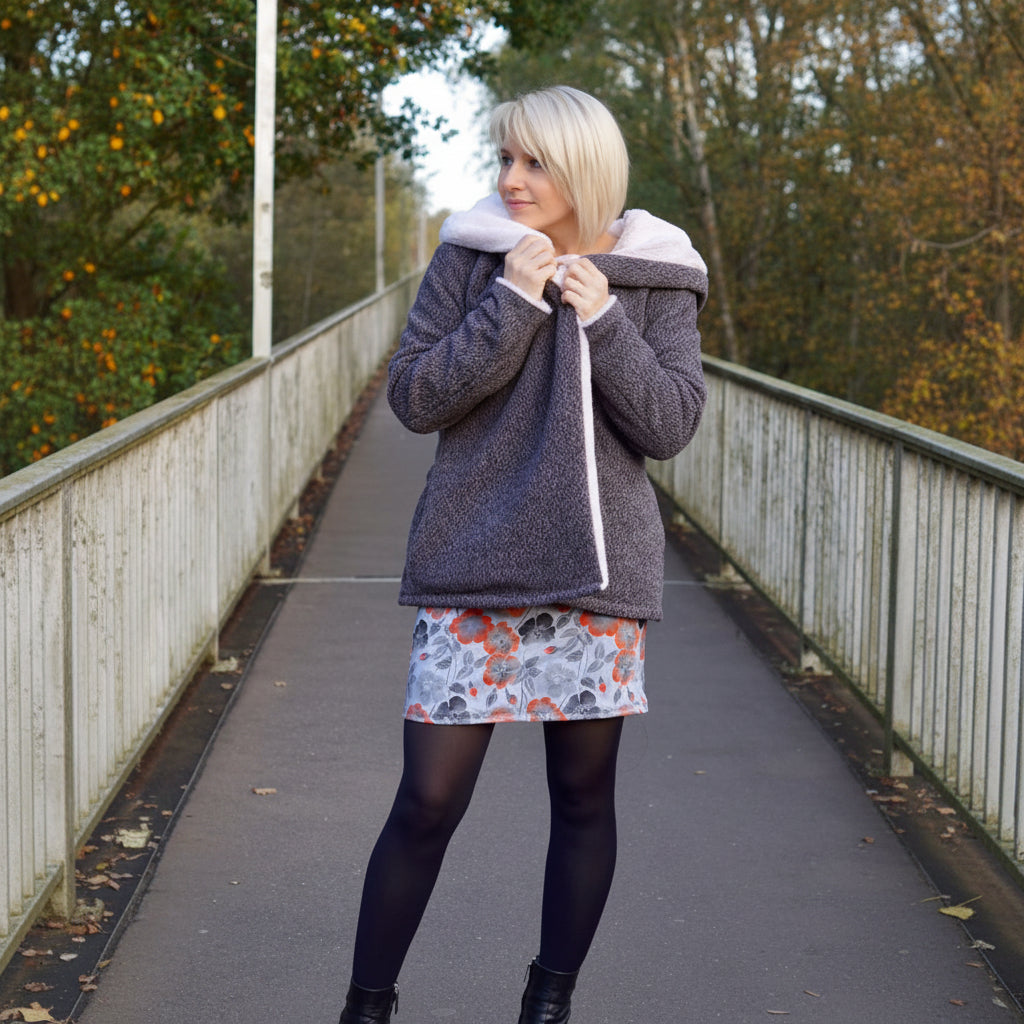 Schnittmuster Scilla Outdoor Jacke mit angeschnittener Kapuze