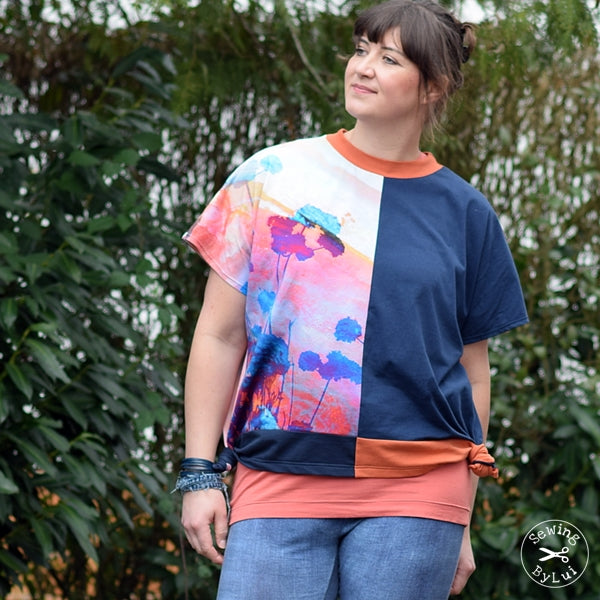 Schnittmuster Lilac Asymmetrisches Oberteil