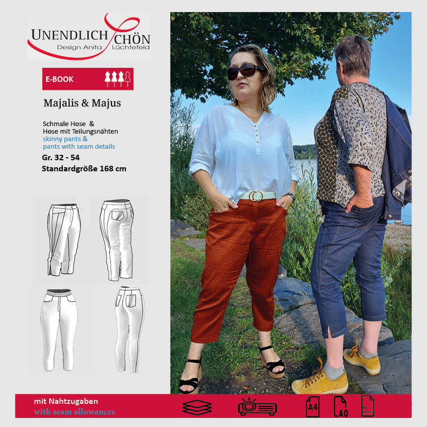 Trouser cut Majus & Majalis