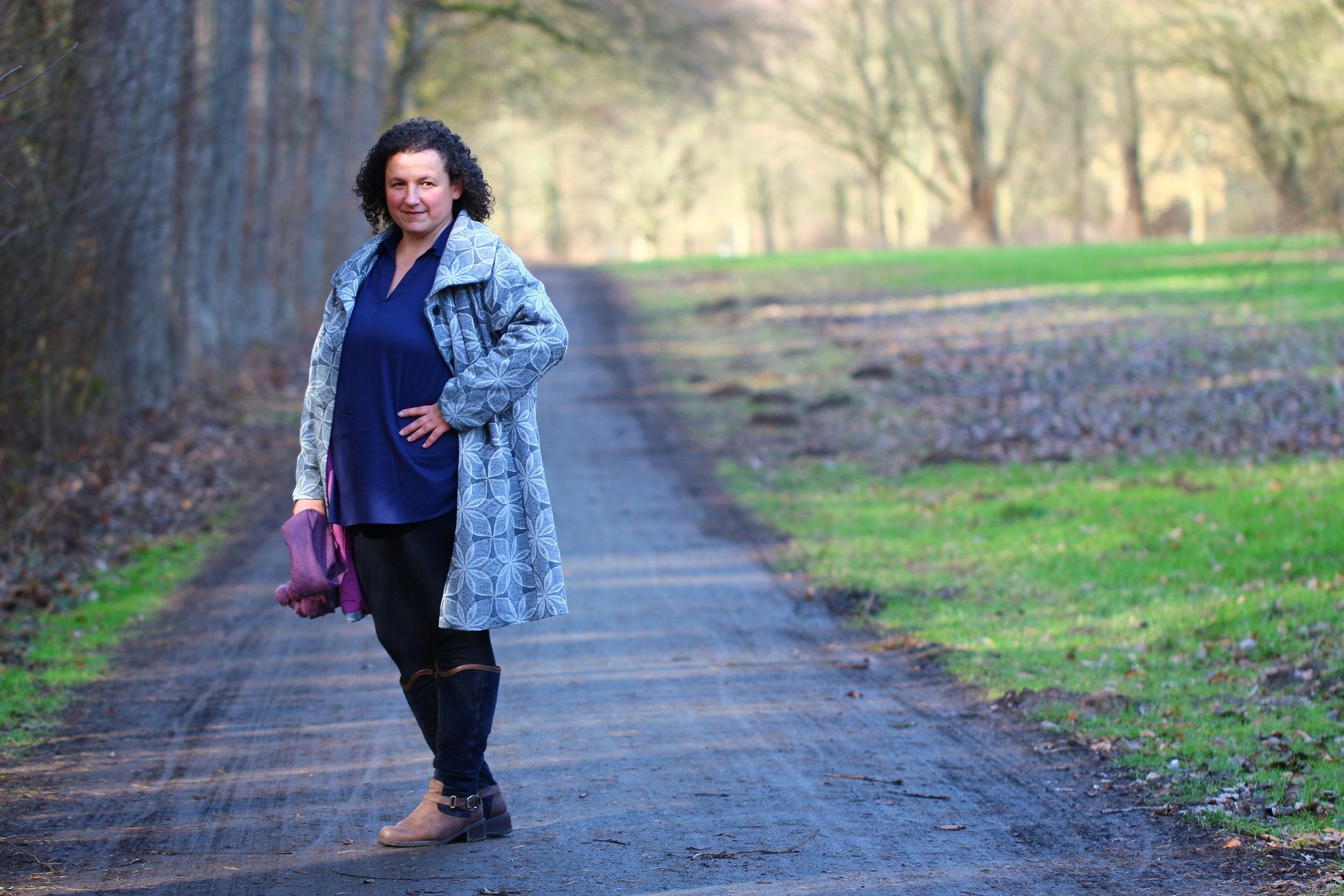 Ivey Raglan Coat Sewing Pattern