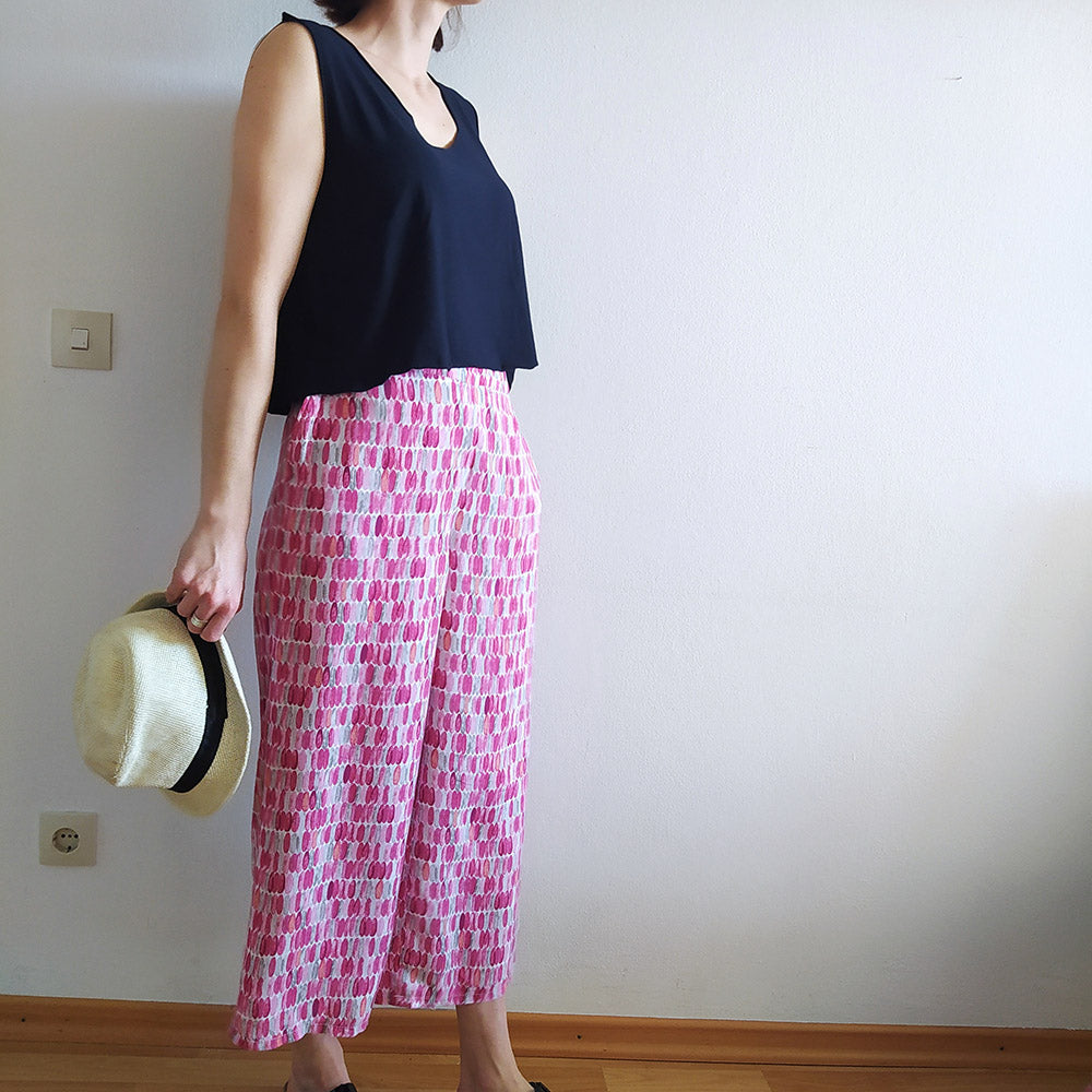 Marlene trouser cut Vinca
