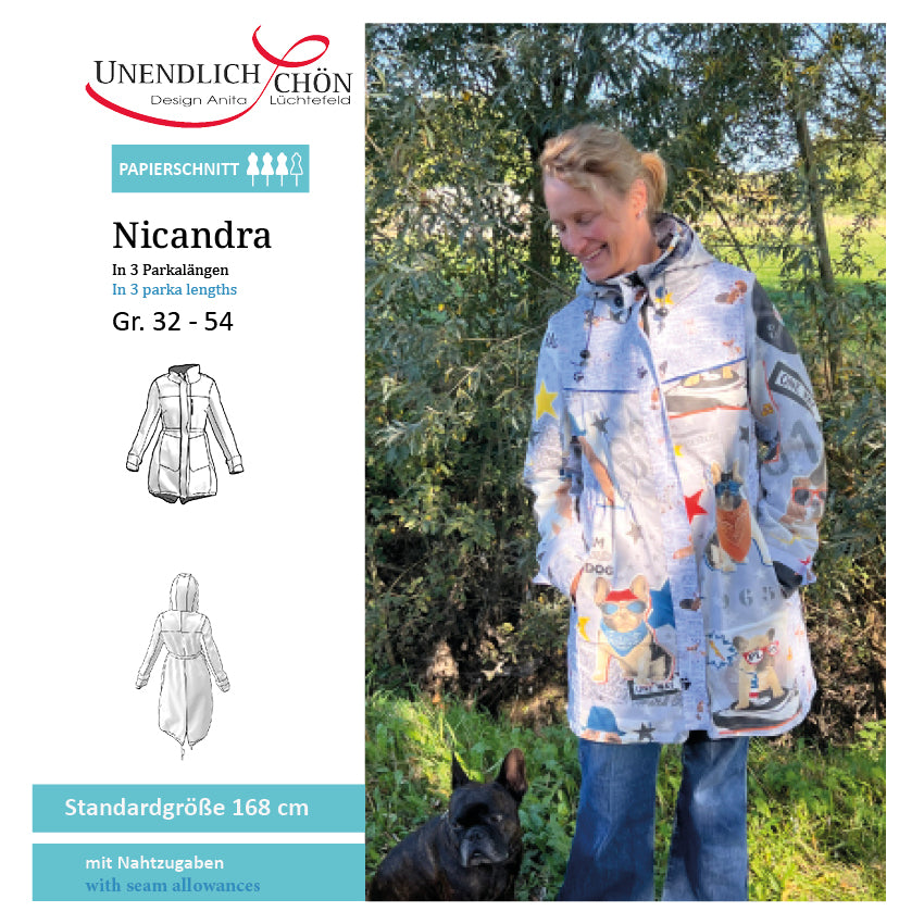 Parka coupe Nicandra