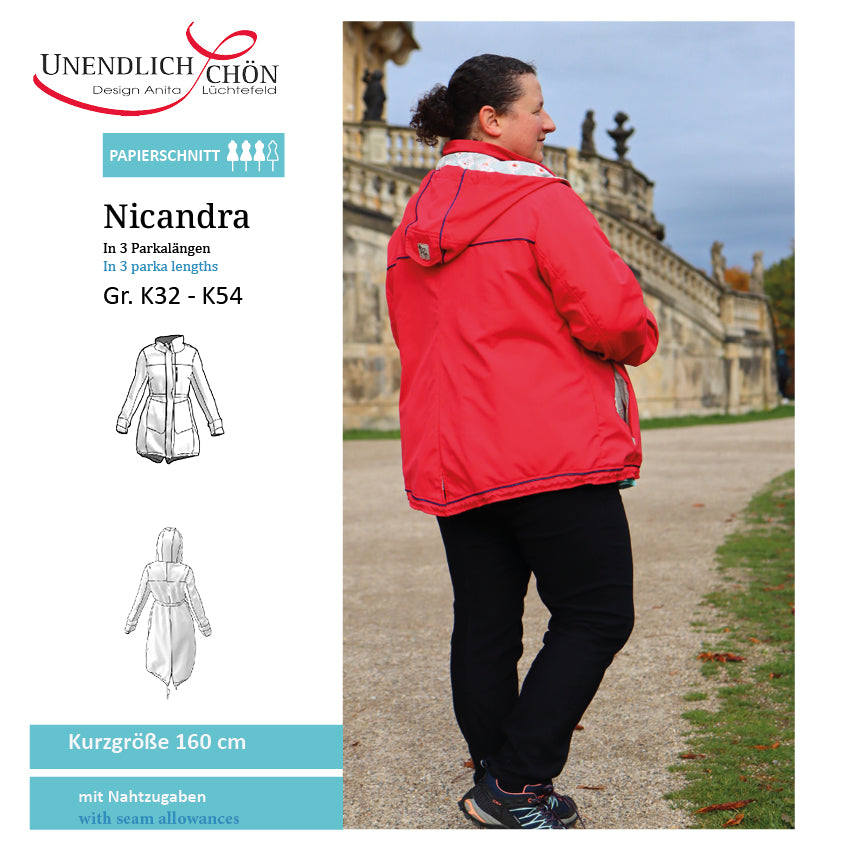 Parka coupe Nicandra