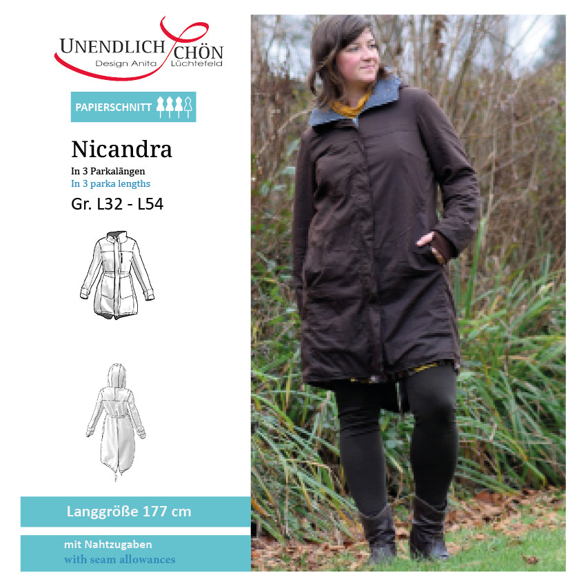 Parka coupe Nicandra