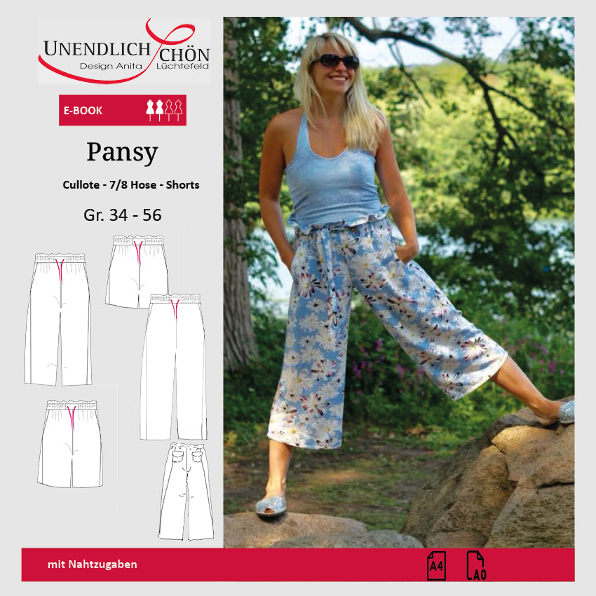 Culotte trouser cut Pansy