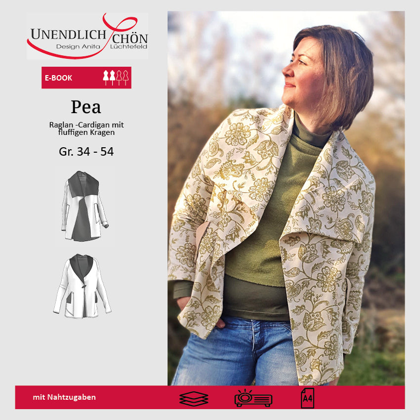 Schnittmuster Pea Cardigan