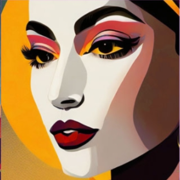 Panneau de coussin de Stenzo "Give Good Face"