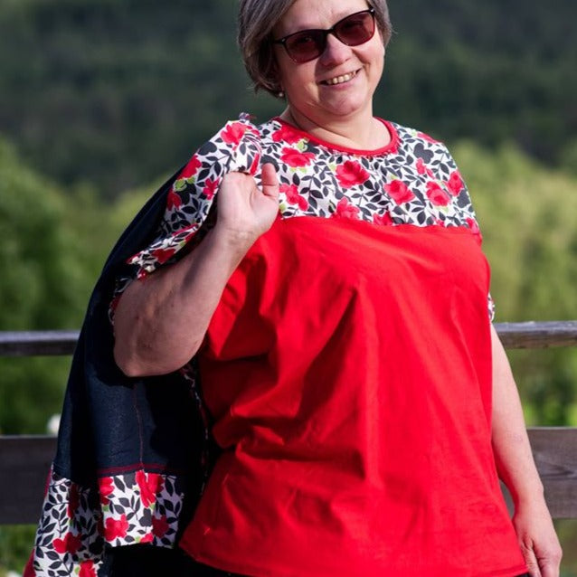 Chemise kimono asymétrique Lale