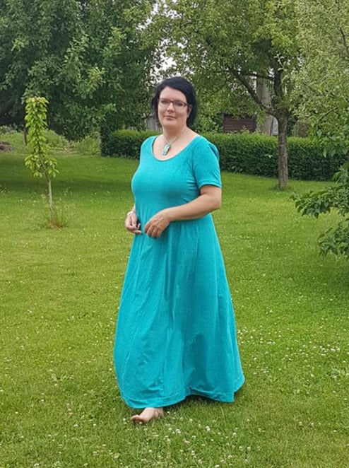 Schnittmuster Jasmin Bahnenkleid Shirt Top