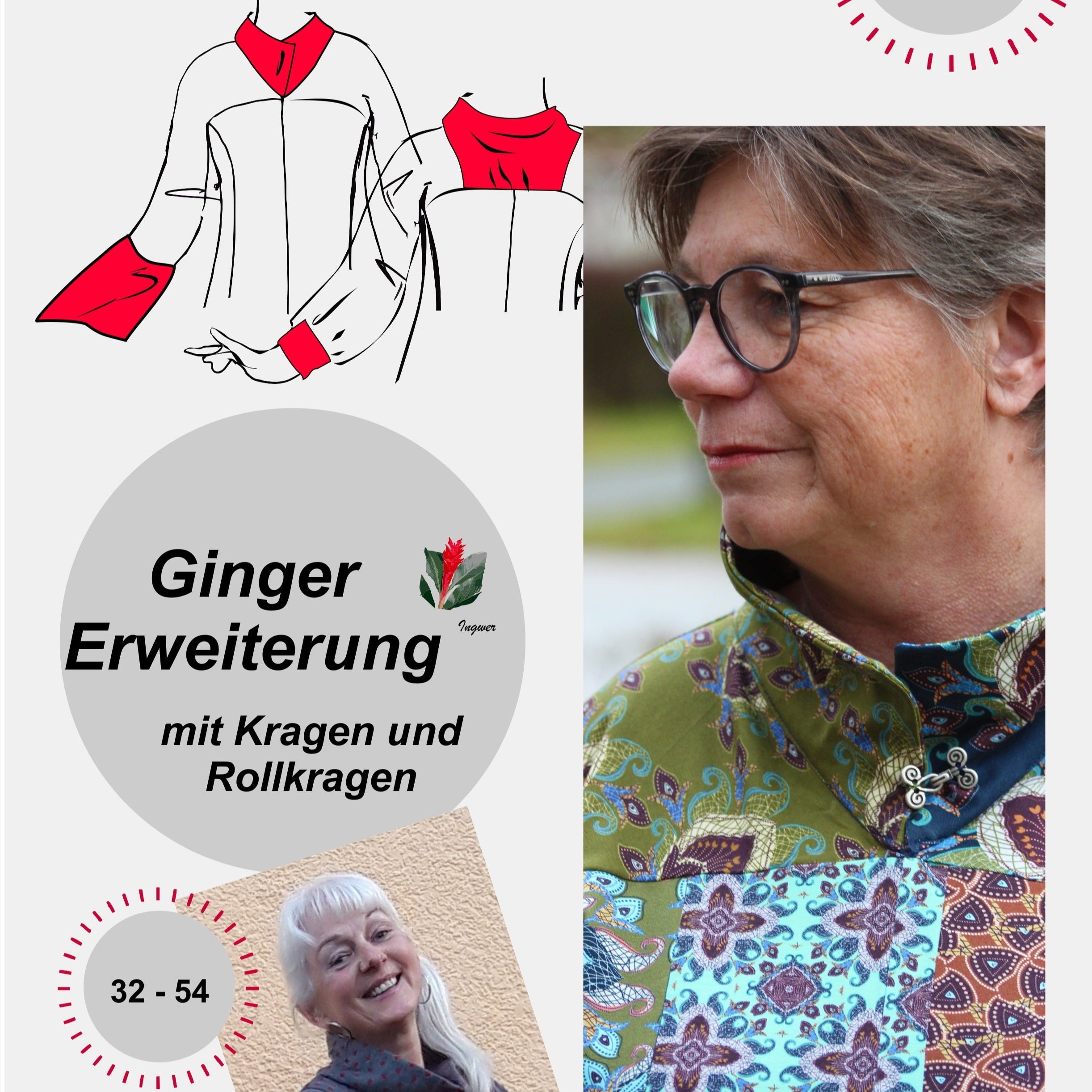 Collier gingembre et col roulé Ajouter ON
