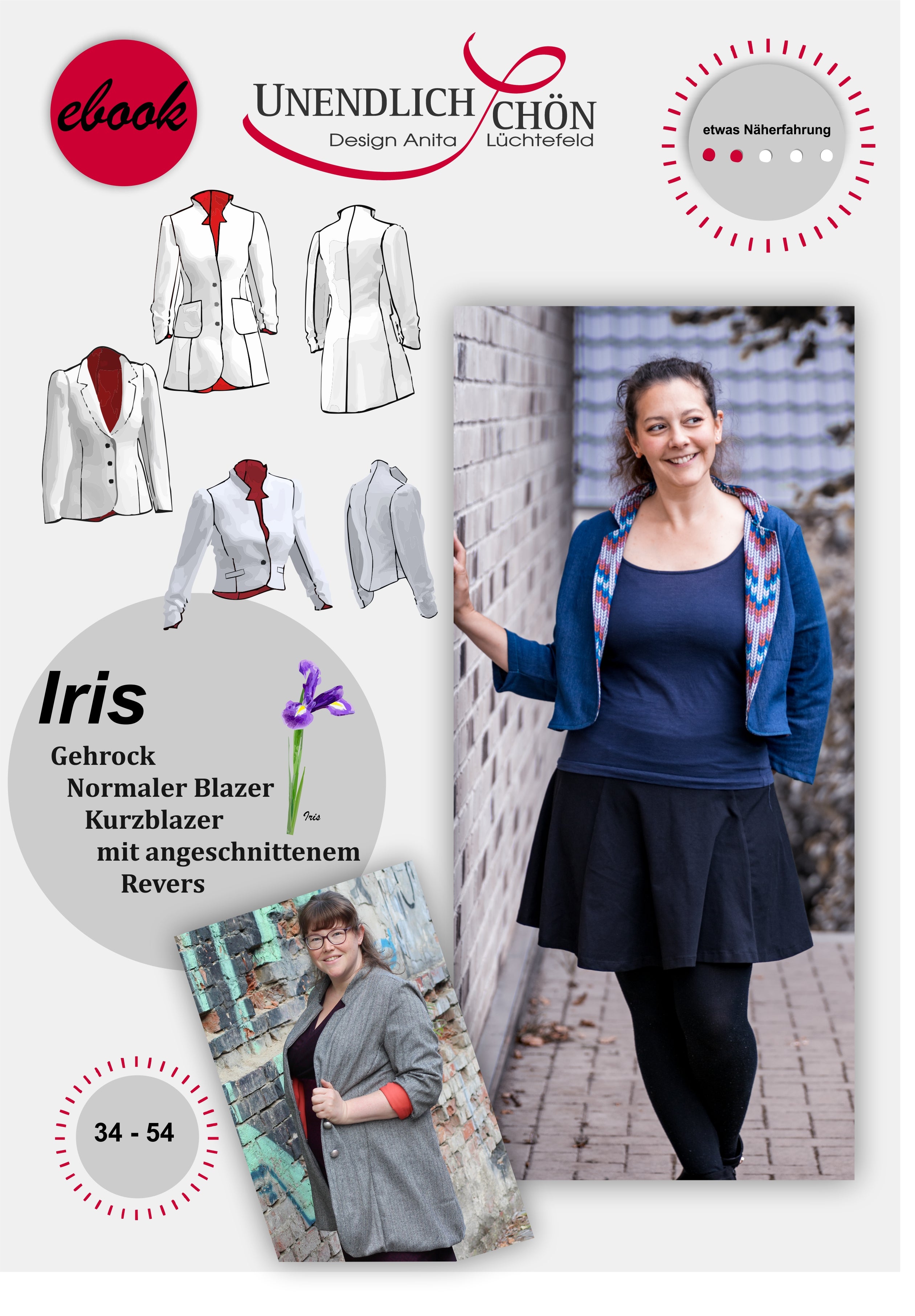 Iris Blazer / Frock Coat Pattern