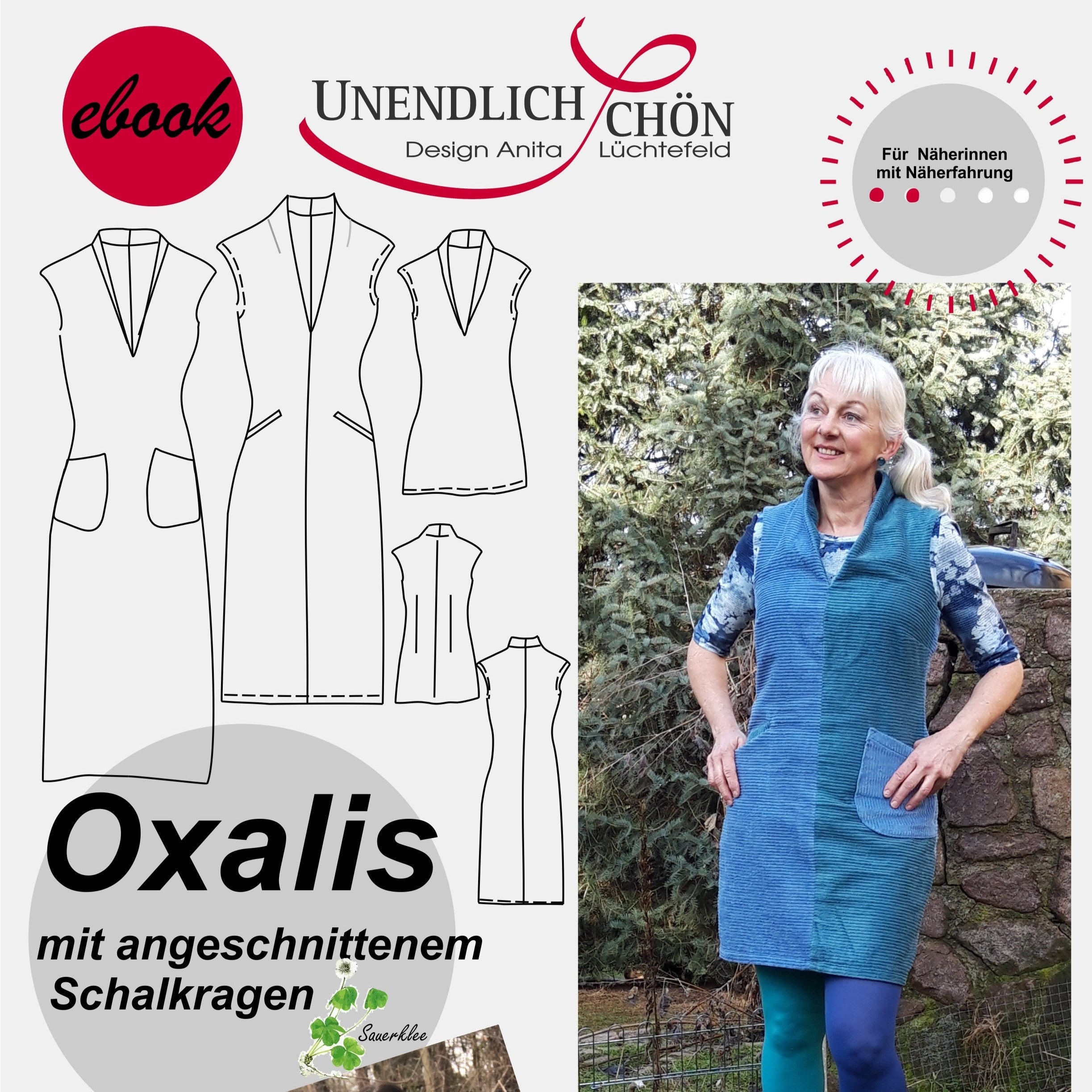 Patron de robe sans manches Oxalis