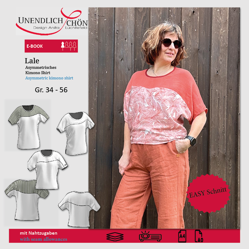 Chemise kimono asymétrique Lale
