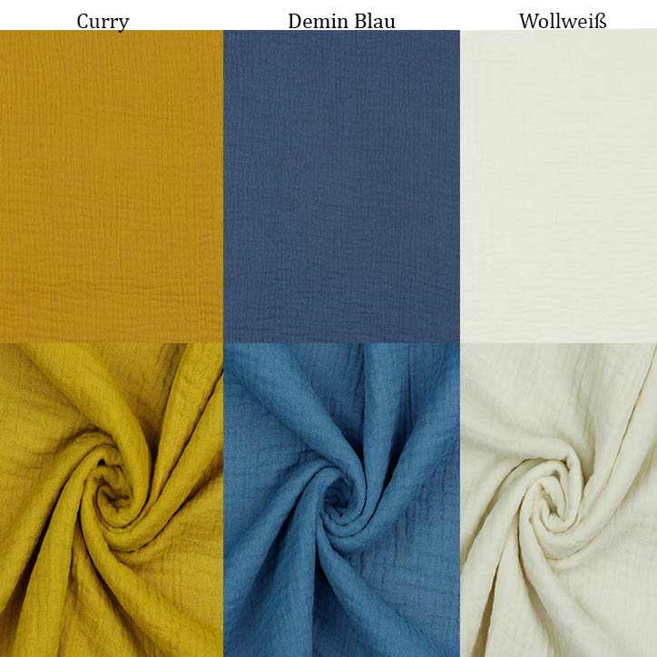 Fine Cotton Double Muslin Uni