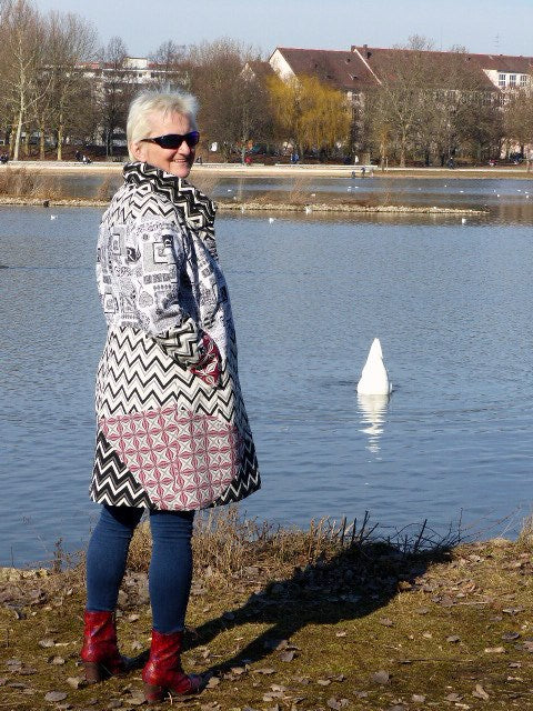 Ivey Raglan Coat Sewing Pattern