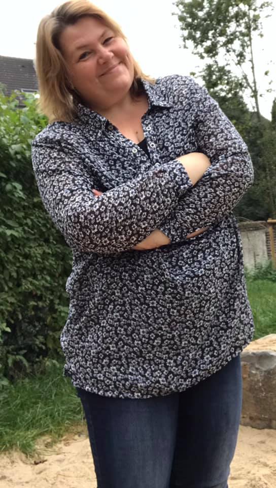 Chemise Ariane coupe avec fermeture polo