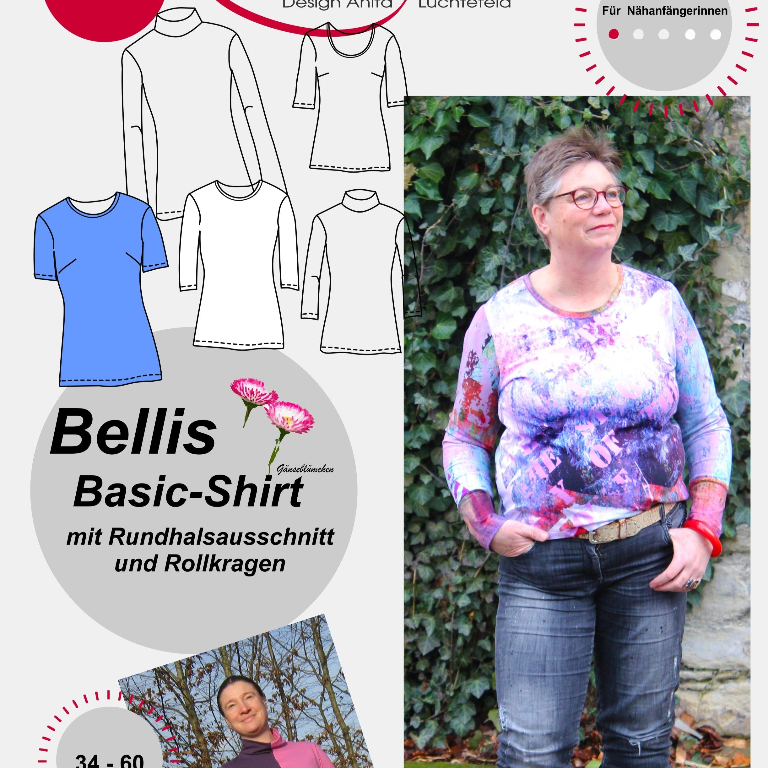 Patron de couture de chemise de base Bellis