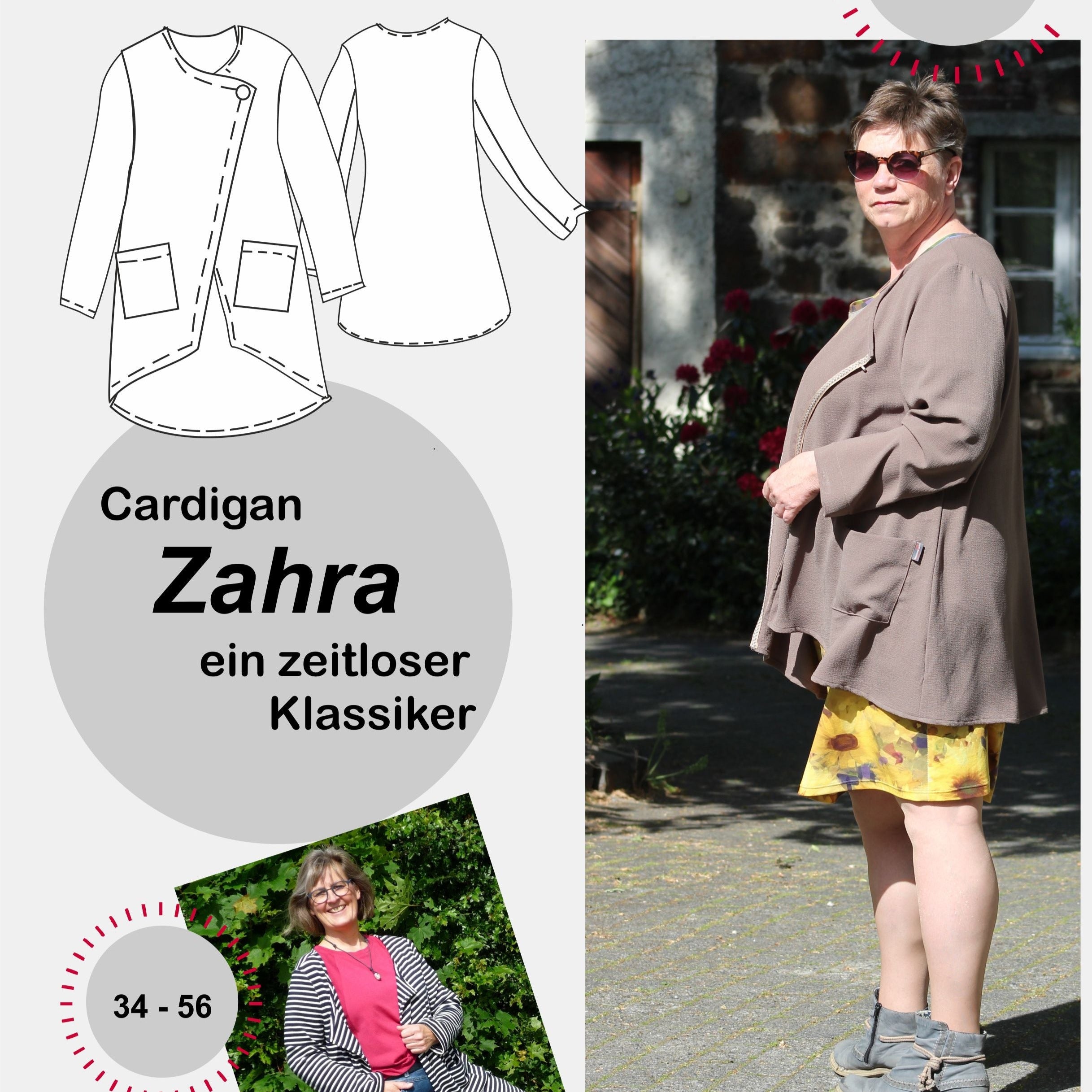Schnittmuster Zahra Cardigan