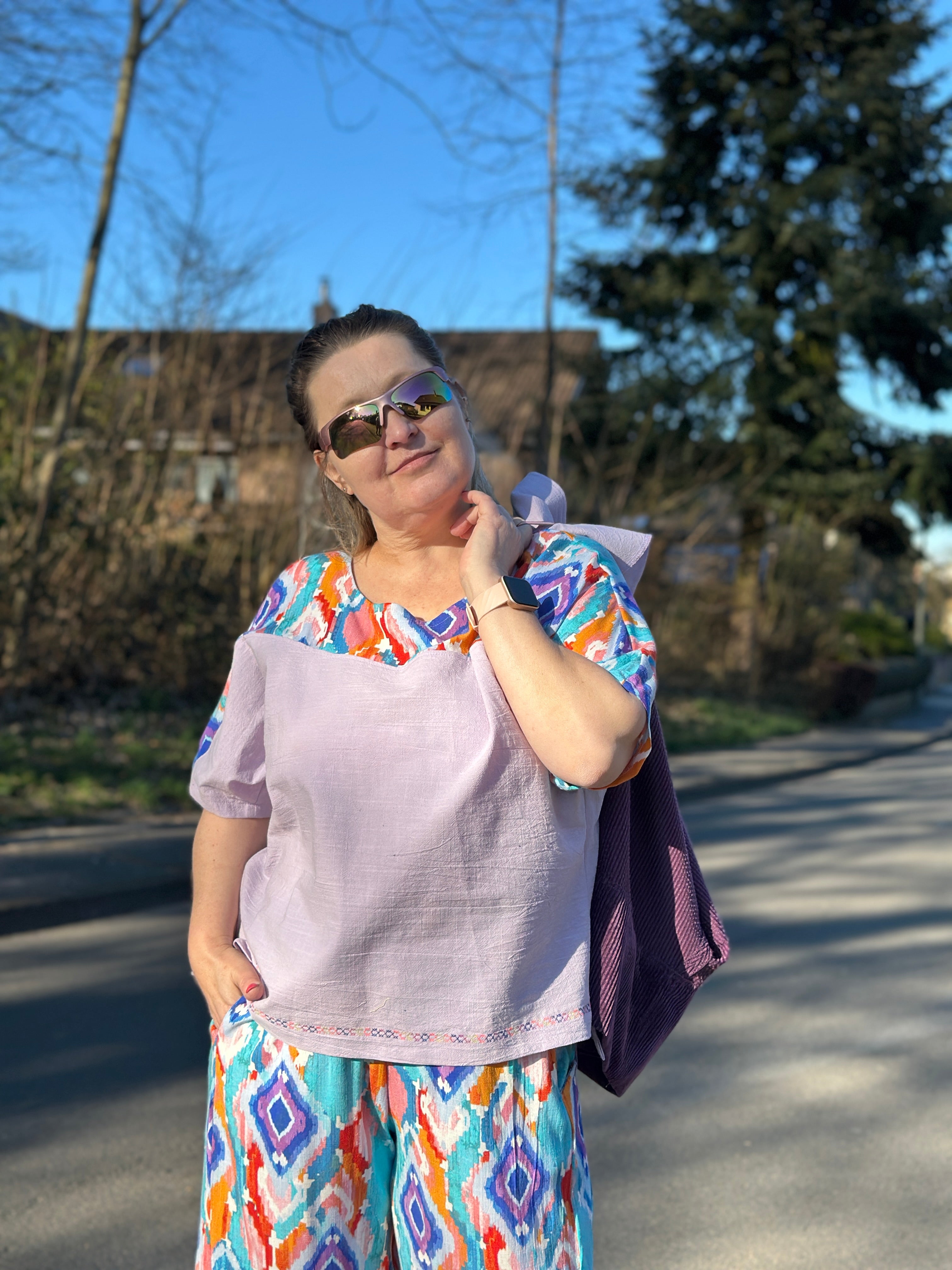 Chemise kimono asymétrique Lale