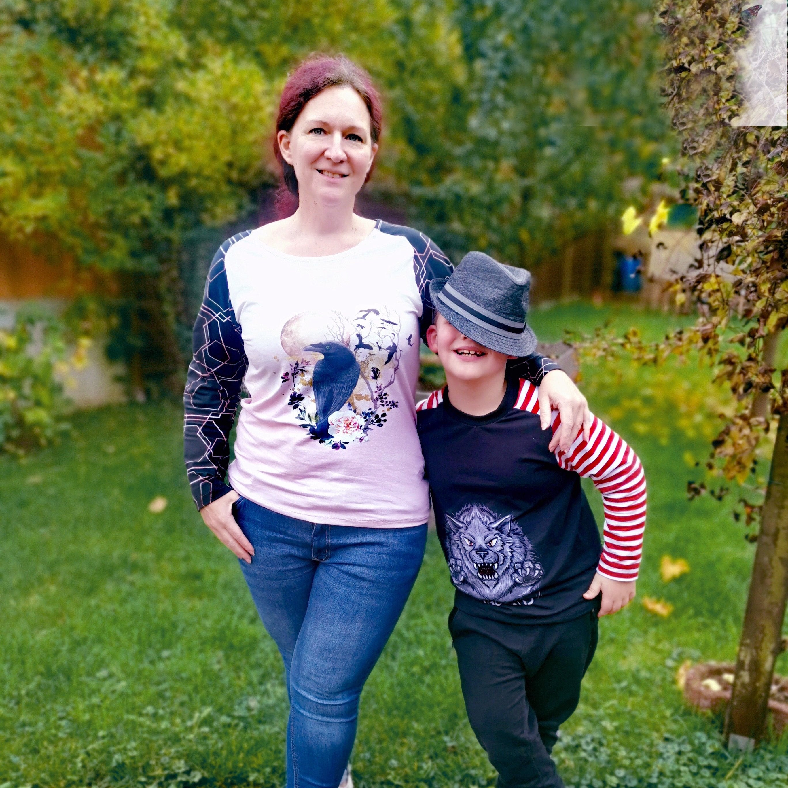 Schnittmusterkombi Glenna & Glenni Mutter - Kind Raglanpulli als eBook